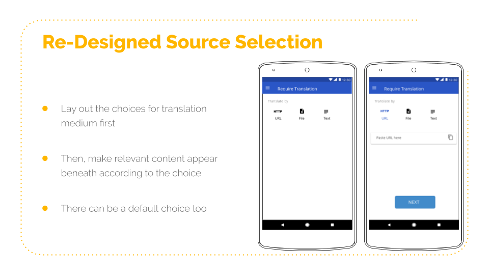 source selection redesign